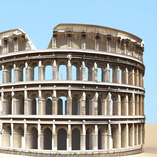 Prompt: ancient Roman structure, photorealistic