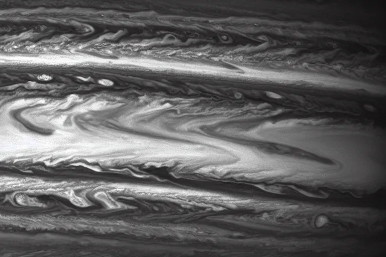 Image similar to the planet jupiter colliding with the earth, photo taken from the surface of the earth, black and white spielberg 3 5 mm film cinematic 4 k