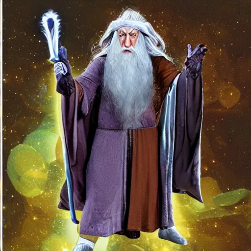 Prompt: disco gandalf