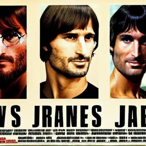 Prompt: Steve Jobs starring as Rambo movie poster 70s