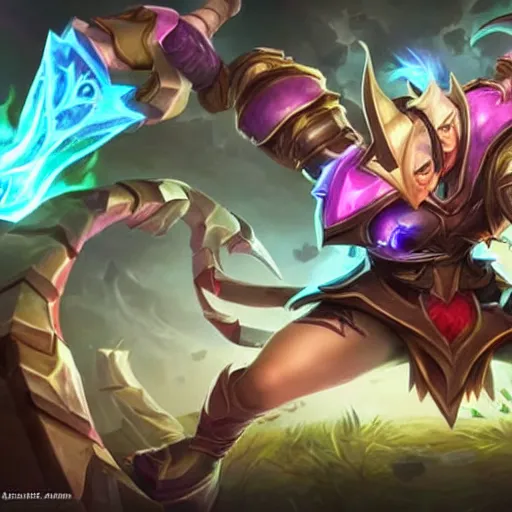 Image similar to yeat in league of legends