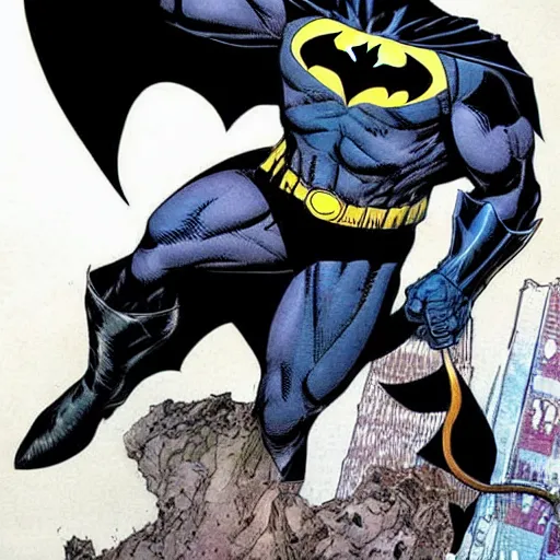 Image similar to batman by jim lee