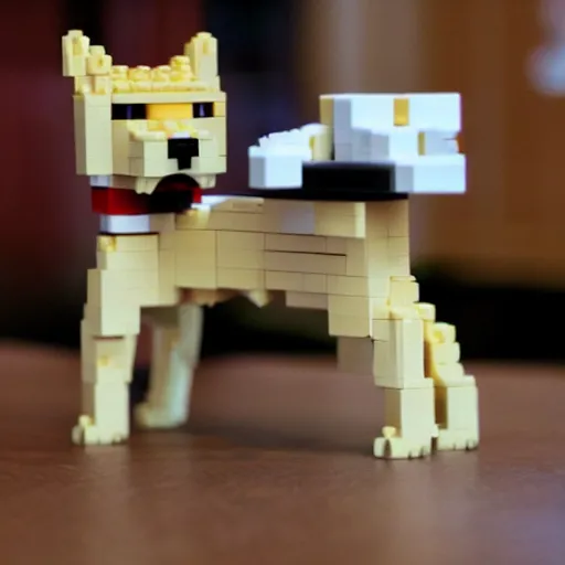 Image similar to Shiba Inu lego piece