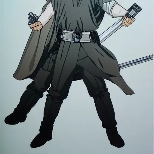 Image similar to luke skywalker drawing by hajime isayama