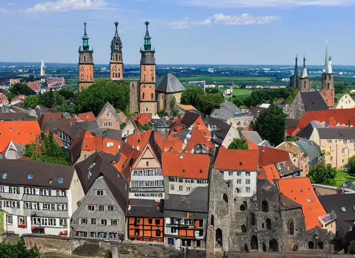 Image similar to an ancient german city