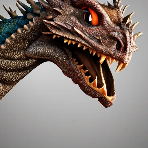 Image similar to high quality photo of A noble dragon , realism, 8k, award winning photo