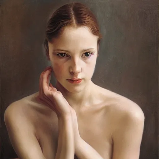 Image similar to photo of young woman by francine van hove