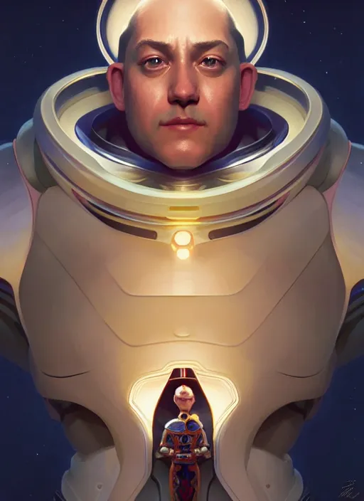 Image similar to symmetry!! portrait of buzz light year, intricate, elegant, highly detailed, digital painting, artstation, concept art, smooth, sharp focus, illustration, art by artgerm and greg rutkowski and alphonse mucha