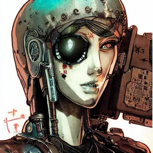 Image similar to android, killer - girl, high detail of the face, 1 / 8 katsuya terada, style of cyberpunk, night, city,