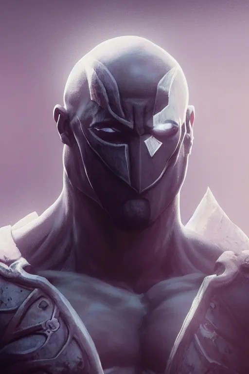 Image similar to symmetry of moon knight mixed with kratos from gow, rpg reference, art by greg rutkowski, artgerm, trending on artstation, octane render, insanely detailed, 8 k, hd