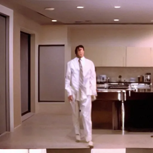 Image similar to still of roman house in los angeles, in american psycho ( 1 9 9 9 )