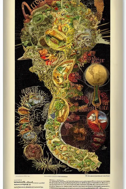 Prompt: vintage magazine advertisement depicting all of the languages in the world on a tongue, by marius lewandowski, by ernst haeckel