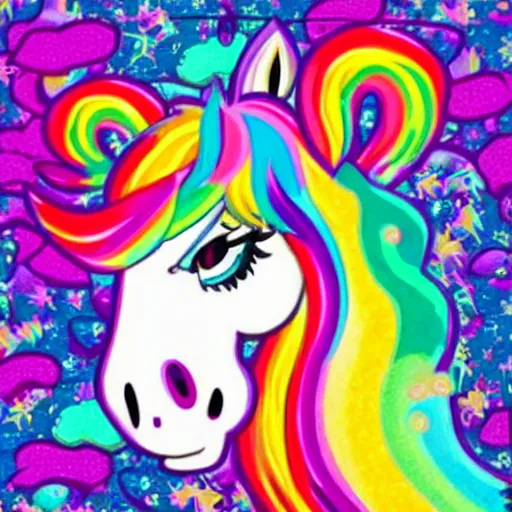 Image similar to “ lisa frank unicorn ”
