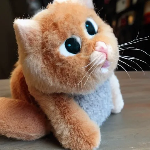 Image similar to kitten stuffed animal