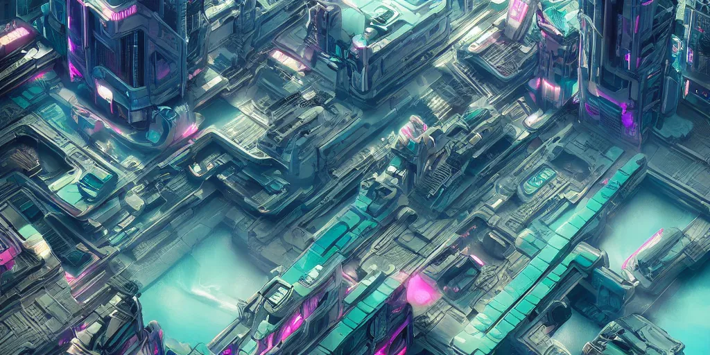 Image similar to futuristic floating synthwave city, science fiction digital art, award winning, trending on artstation, digital art. highly detailed 8 k. intricate. lifelike.