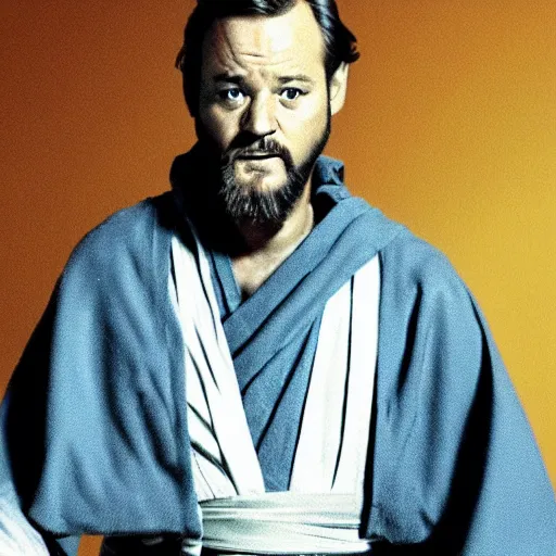 Prompt: bill murray as obi wan kenobi