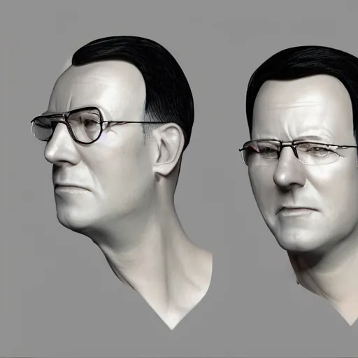 Image similar to gorden freeman portrait, v - ray, ray tracing, global illumination, octane render