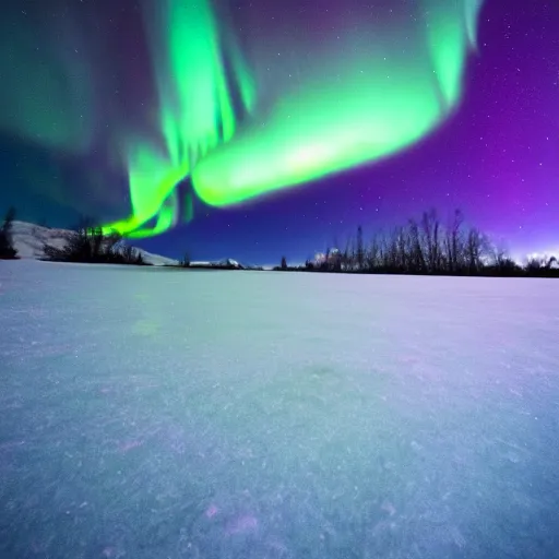 Image similar to aurora borealis trapped in ice