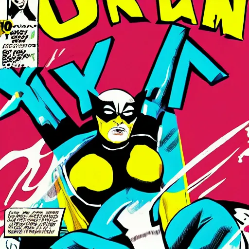 Image similar to the cover of the comic uncanny x - man # 1 9 4 styled in pop - art