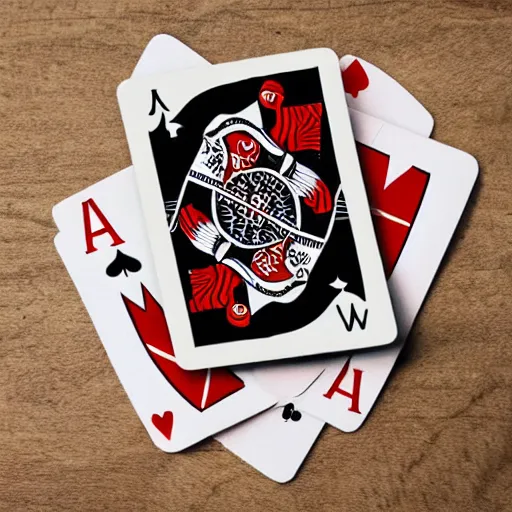 Image similar to a playing card