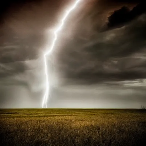 Prompt: amazing photo of a tornado, digital art, beautiful dramatic lighting