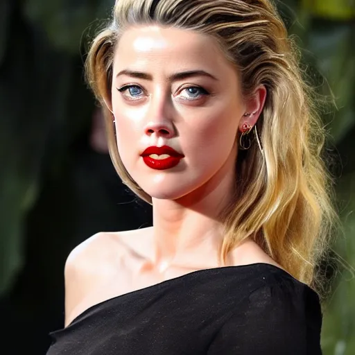 Image similar to amber heard made of gourd gourd intercross hybrid mix intercross hybrid mix