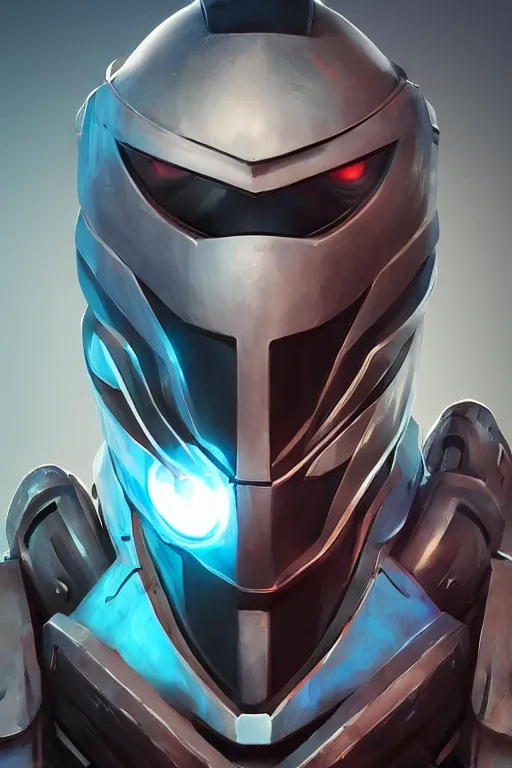 Image similar to epic mask helmet robot ninja portrait stylized as fornite style game design fanart by concept artist gervasio canda, behance hd by jesper ejsing, by rhads, makoto shinkai and lois van baarle, ilya kuvshinov, rossdraws global illumination radiating a glowing aura global illumination ray tracing hdr render in unreal engine 5