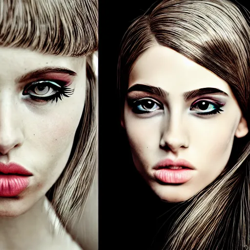 Image similar to portrait fashion by nick sullo, highly detailed