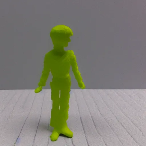 Prompt: 3 d printed figure