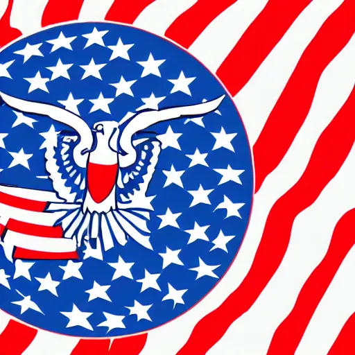Prompt: united states'flag redesigned