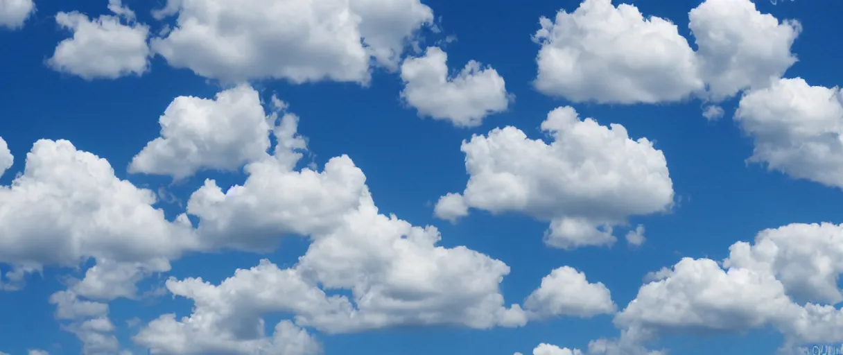 Image similar to realistic soft clouds in the blue sky, hyperrealistic, photograph, 35mm, sharp focus