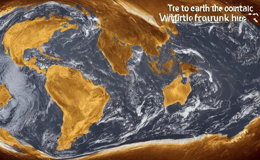 Image similar to the image of earth continents with the appearance and texture of a waffle with scientific diagrams and obscure math equations and symbols and infographics in a magazine article with text