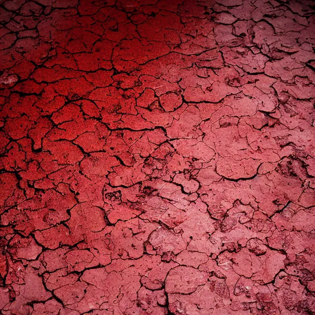 Image similar to bloody red mud, floor texture