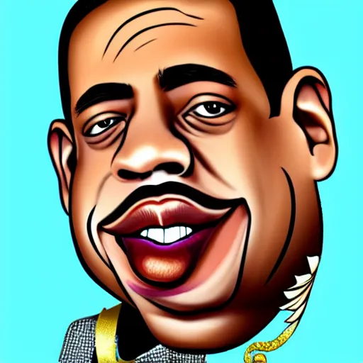 Image similar to Caricature of Jay Z