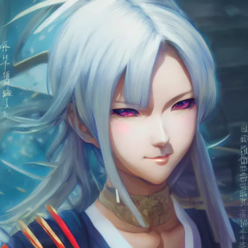 Prompt: anime portrait of raiden shogun as an anime girl by Stanley Artgerm Lau, WLOP, Rossdraws, James Jean, Andrei Riabovitchev, Marc Simonetti, and Sakimichan, trending on artstation