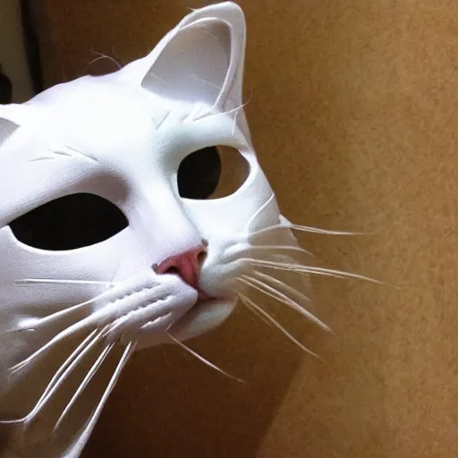 Image similar to cat with masked head