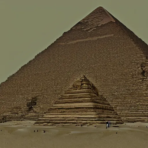 Image similar to the lost pyramid of egypt, digital art