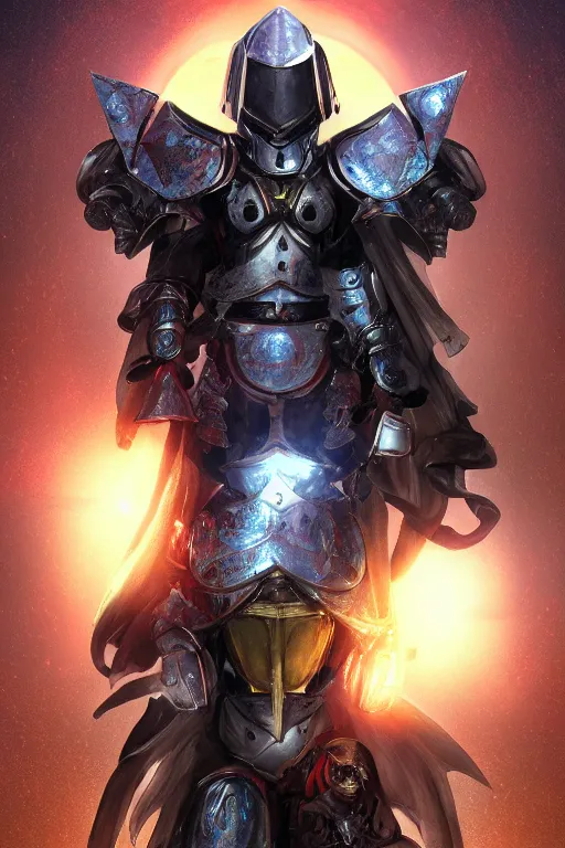 Image similar to helmet armor guardian destiny in witch queen illumination ray tracing hdr fanart arstation by sung choi robot ninja mask and eric pfeiffer and gabriel garza and casper konefal