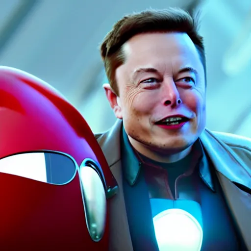 Image similar to elon musk as doctor eggman in sonic live action movie , 8k resolution, full HD, cinematic lighting, award winning, anatomically correct