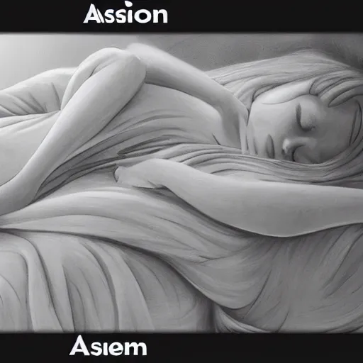 Image similar to ASMR relaxation zen sleeping high quality art piece