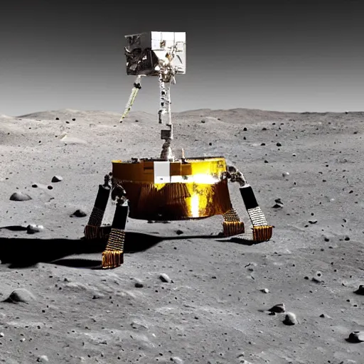 Image similar to Photo of the lunar lander on mars