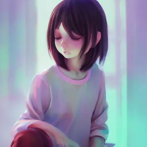 Image similar to beautiful huggy-wuggy from poppy-playtime the video game, digital painting by Hiyao Miyazaki, Studio Ghibli, Yanjun Cheng, portrait, cinematic lighting, highly detailed, concept art, Atmosphere, illustration, smooth, sharp focus, editor's pickup, trending on artstation, trending on deviantart