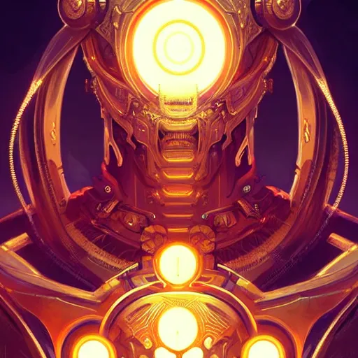 Prompt: symmetry!! portrait of golden! skull warrior, tech wear, glowing lights!! intricate, elegant, highly detailed, digital painting, artstation, concept art, smooth, sharp focus, illustration, art by artgerm and greg rutkowski and alphonse mucha