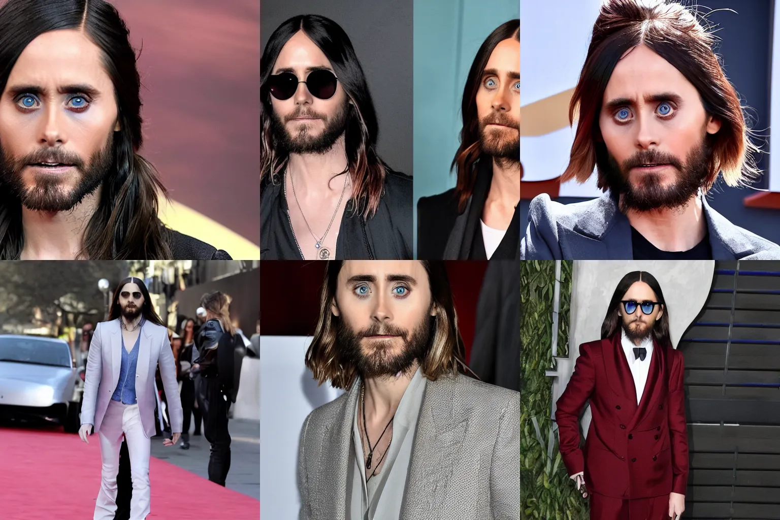 Prompt: Jared Leto on his way to join another flop movie