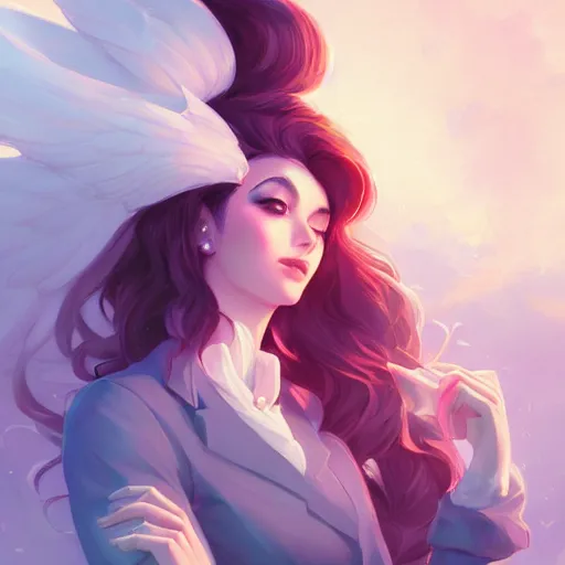 Image similar to a portrait of a beautiful woman, art by lois van baarle and loish and ross tran and rossdraws and sam yang and samdoesarts and artgerm, digital art, highly detailed, intricate, sharp focus, Trending on Artstation HQ, deviantart, unreal engine 5, 4K UHD image