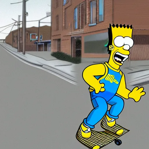 dalle-mini/dalle-mini · bart simpson talking ben lean adventures