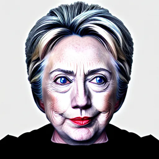 Image similar to the face of hillary made out of spinach, by artgerm, wlop. vastly enriched image quality. lucidly vivid. iridescentally detailed. extremely elegant and beautiful.