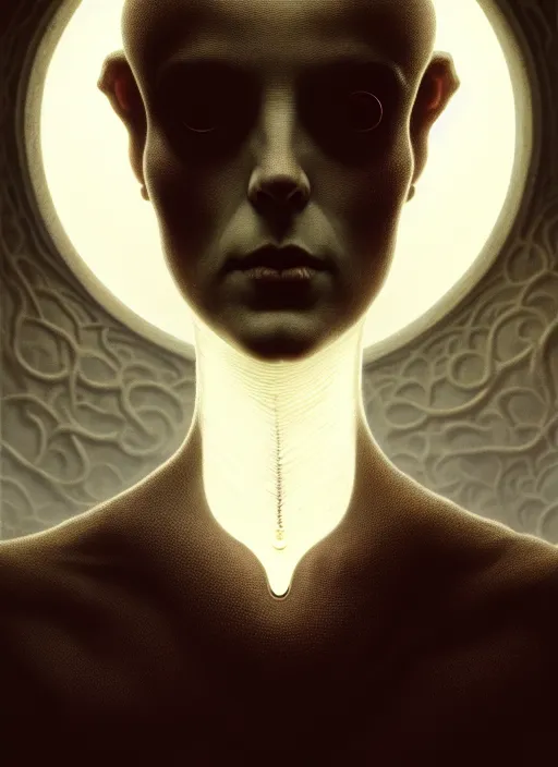 Image similar to symmetry!! stunning portrait of a victorian era person, lovecraftian horror, gothic horror, cinematic lighting, digital art, winning award masterpiece, fantastically beautiful, aesthetically inspired by wayne barlowe and gerald brom, trending on artstation, art by greg rutkowski, octane render, 8 k