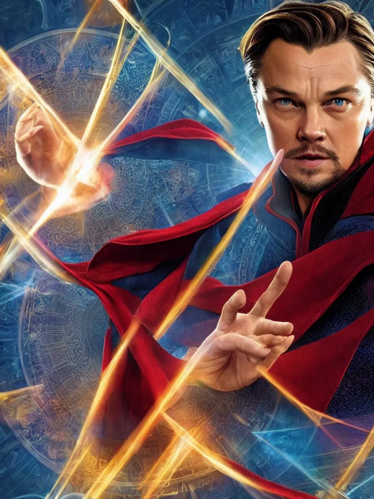 Prompt: Leonardo Di Caprio as Doctor Strange