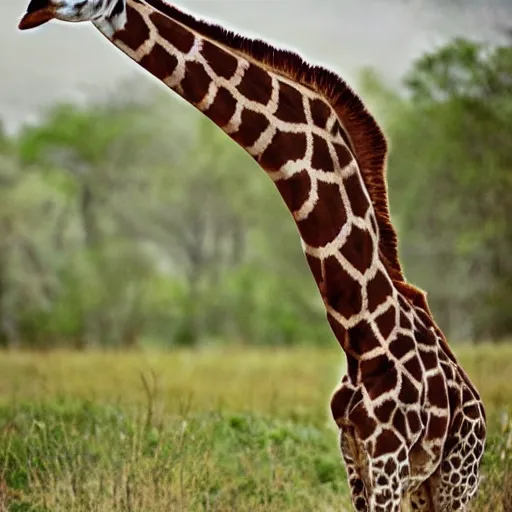 Image similar to a giraffe - human, wildlife photography